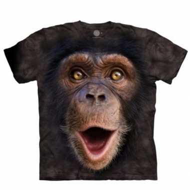 Baby apen t-shirt chimpansee jong volwassenen speelgoed 10101758