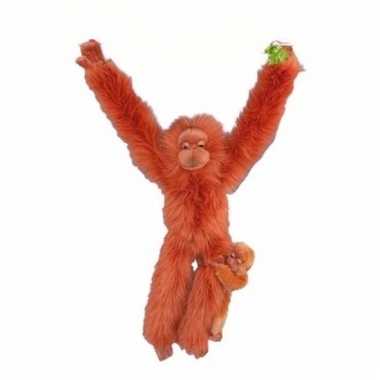 Baby dieren knuffels oran oetan jong speelgoed