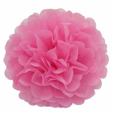 Baby  Lichtroze bloem pompom speelgoed