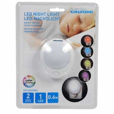 Baby nachtlamp led ovaal wit / gekleurd licht , speelgoed