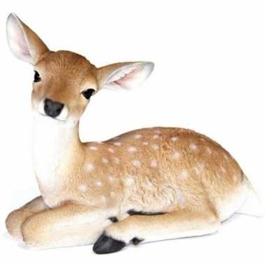 Baby polystone tuinbeeld jong hertje speelgoed
