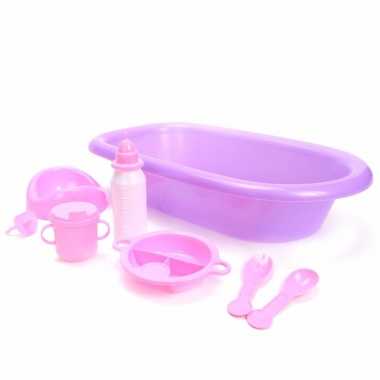 Baby poppen speelgoed badset