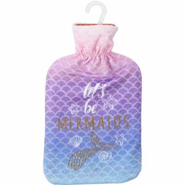 Baby warm/heet water kruik zeemeermin hoes liter lets be mermaids speelgoed