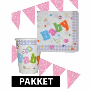 Babyshower meisje pakket speelgoed