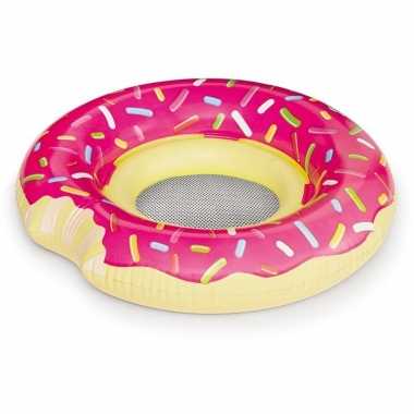Opblaasbare roze donut baby float speelgoed