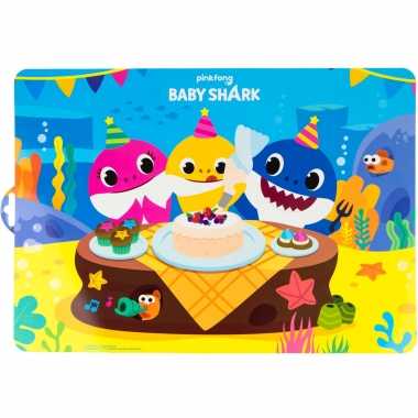 Placemat kinderen baby shark speelgoed