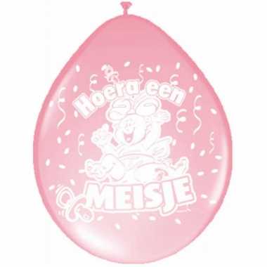 X ballonnen geboorte meisje baby thema speelgoed