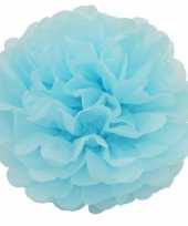 Baby blauwe bloem pompom speelgoed