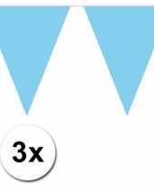 Baby blauwe vlaggetjeslijnen meter speelgoed 10060080