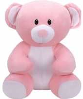 Baby bosdieren knuffels beer roze ty beanie princess speelgoed