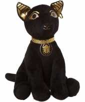 Baby egyptische dieren knuffels bastet kat zwart speelgoed