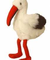 Baby geboren versiering ooievaar knuffel speelgoed