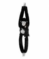 Baby jungledieren knuffels gorilla zwart speelgoed