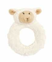 Baby knuffel rammelaar lammetje speelgoed