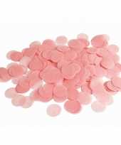 Baby licht roze papieren confetti gram speelgoed