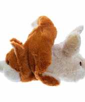 Baby magnetron konijn vos knuffeldier speelgoed