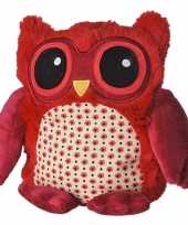 Baby magnetron rode uil knuffeldier speelgoed