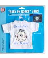 Baby on board t-shirt zuignap jongen speelgoed