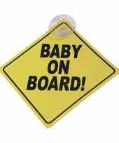 Baby on board veiligheidsbord zuignap speelgoed