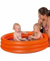 Baby oranje opblaasbaar zwembad speelgoed