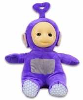 Baby paarse teletubbies tinky winky speelgoed knuffel pop