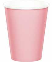 Baby party bekers lichtroze speelgoed