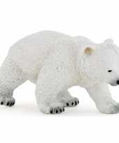 Baby plastic lopend ijsbeer welpje speelgoed