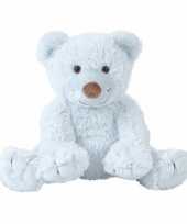 Baby pluche knuffel beer boogy blauw speelgoed