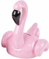 Baby spaarpot lichtroze flamingo speelgoed