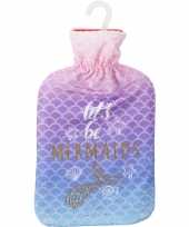 Baby warm heet water kruik zeemeermin hoes liter lets be mermaids speelgoed