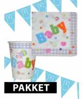 Babyshower jongen pakket speelgoed