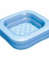 Blauw opblaasbaar zwembad babybadje speelgoed