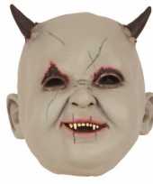 Halloween latex horror masker baby duivel speelgoed
