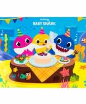 Placemat kinderen baby shark speelgoed