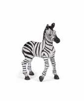 Plastic baby zebra speelgoed